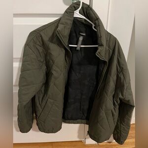 Women’s Vuori Olive Green Quilted Jacket